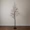 8ft. Pre-Lit Halloween Deluxe Black Twig Artificial Tree with 216 Orange & Purple LED Lights